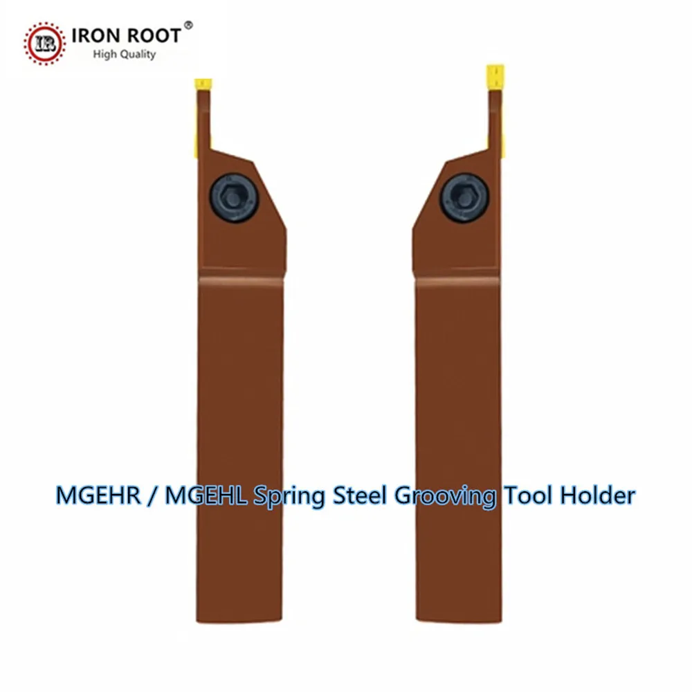 

Spring Steel Tool Holder MGEHR/L1616-1.5,1616-2,1616-3,1616-4 Lathe External Grooving Tool Holder for MGMN, MGGN, MRMN Insertion