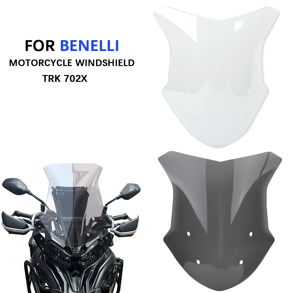 

For Benelli TRK702 TRK702X TRK702 702X High Quality Motorcycle NEW Wind Shield Deflectors Front Glass Windshield Windscreen 2023