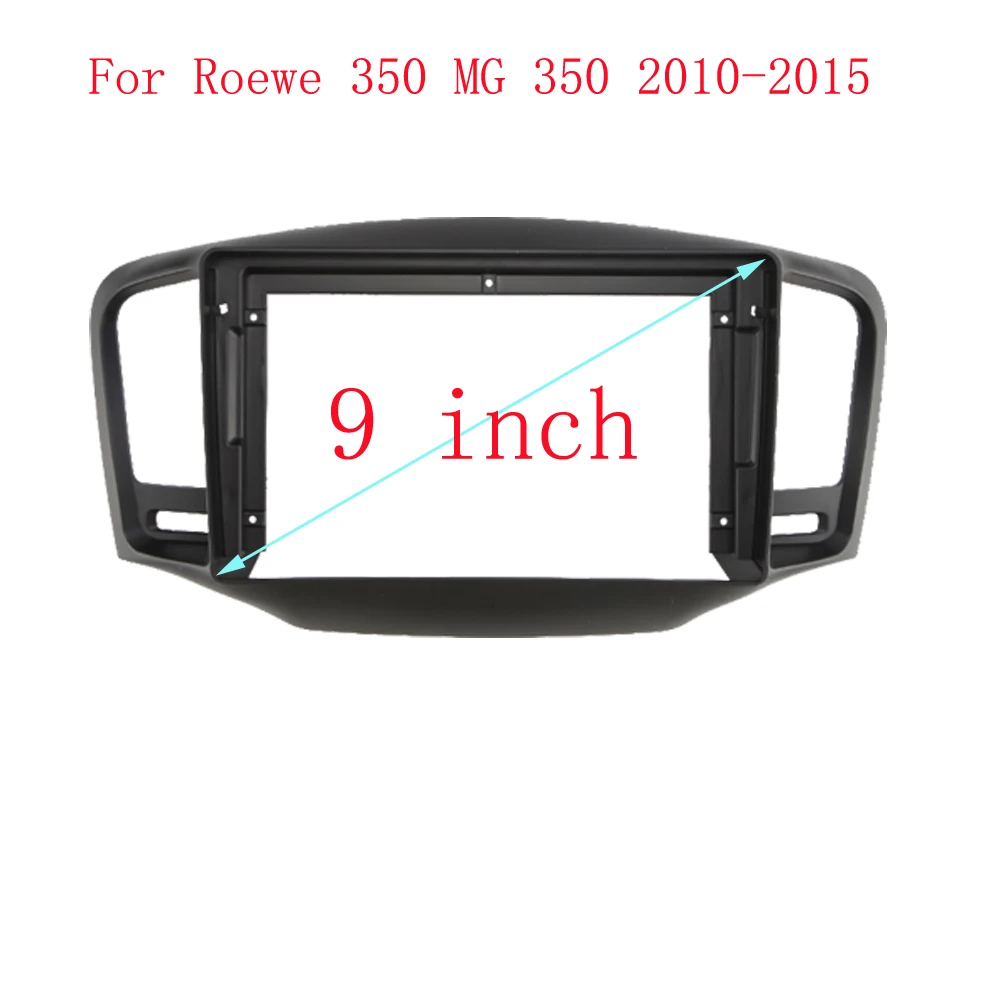 HAOCHEN 2 DIN 9 Inch Car Frame Fascia For Roewe 350 MG 350 2010-2015 Android Radio Dash Fitting Panel Kit