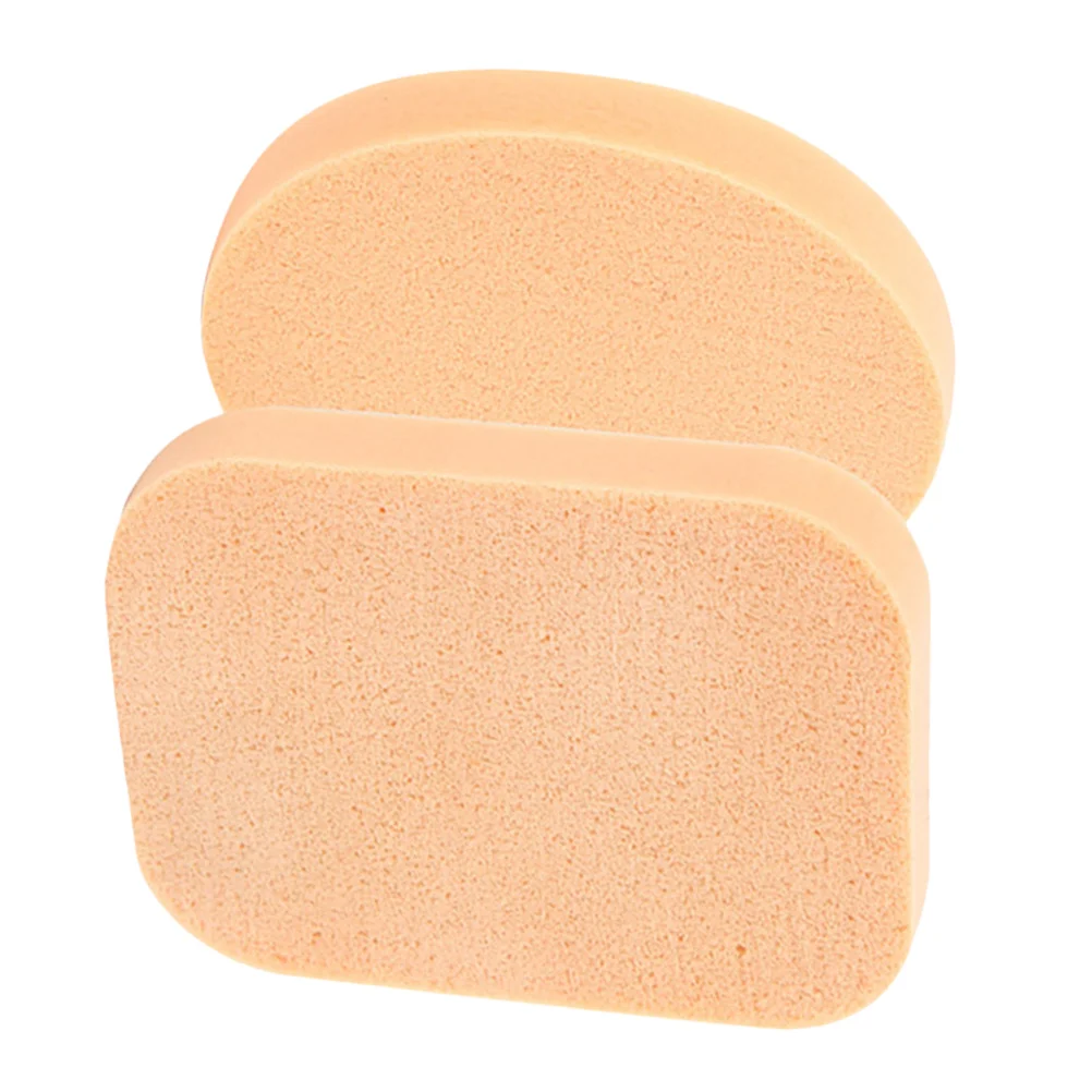 2 szt. Gąbeczek do makijażu, puszek do pudru do twarzy, do blendowania podkładu, miękkie, okrągłe narzędzie kosmetyczne do stosowania na sucho i na mokro, do podróży, domu, salonu, do twarzy
