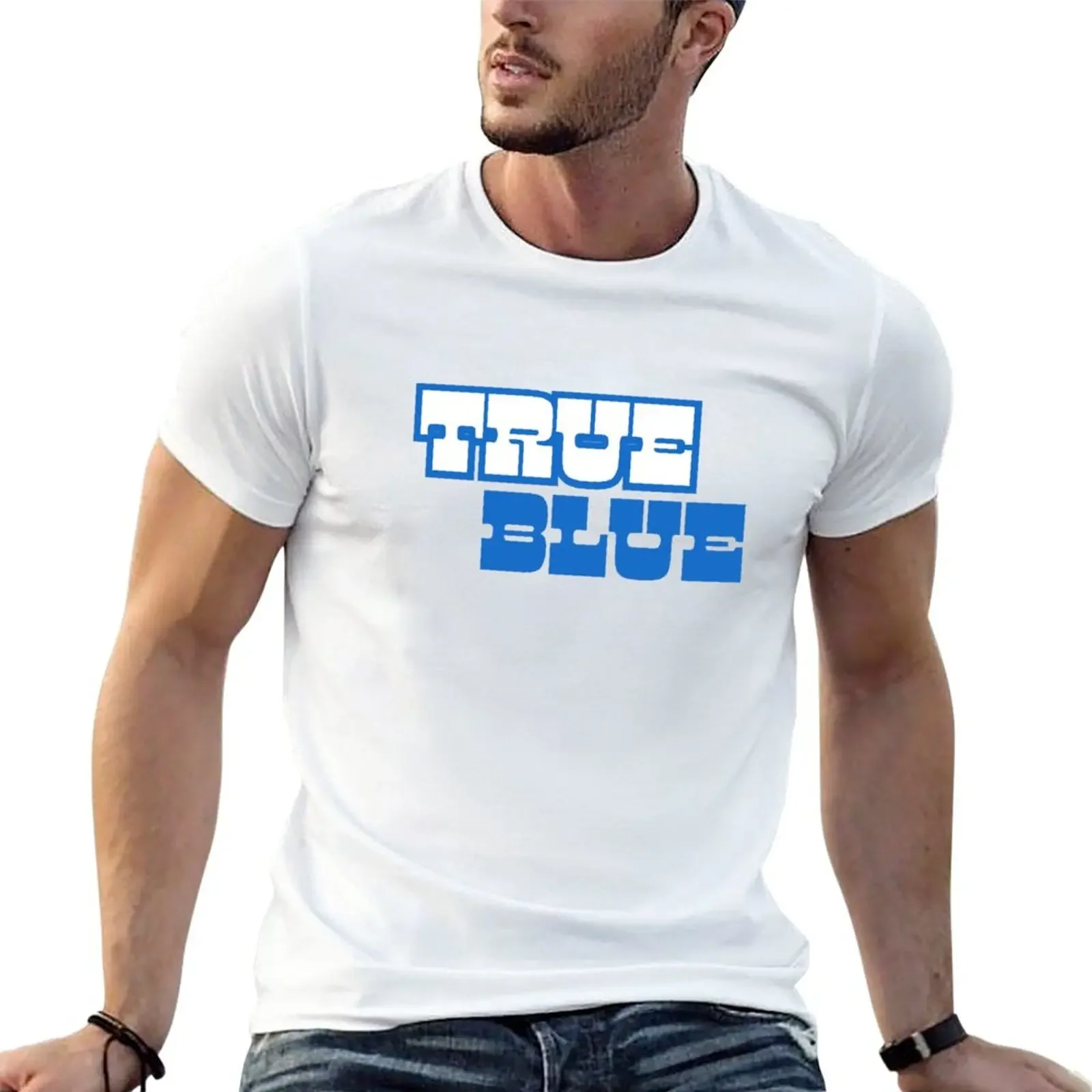 True Blue T-Shirt plus sizes tops sweat shirts, men