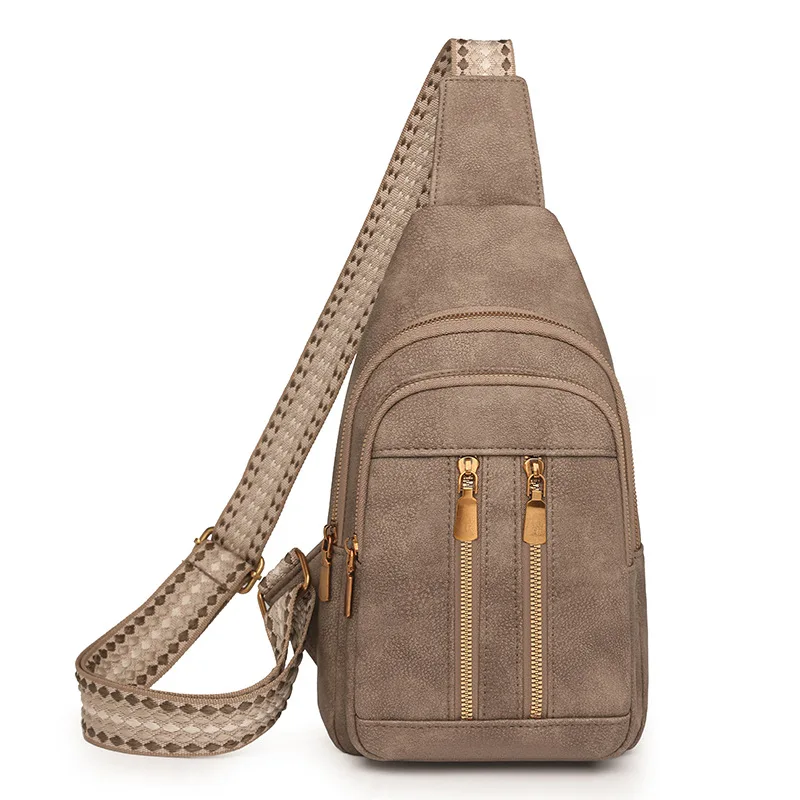 Multi Functional Chest Bag With Earphone Hole Women Backpack Female Sling Messenger Travel Waist Crossbody Bag Girl Back Pack