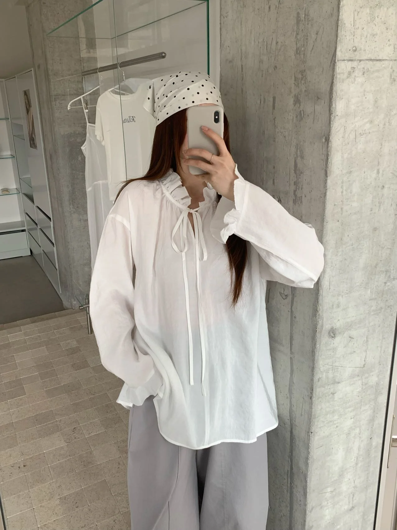 

Женская блузка в корейском стиле: весенне-летняя, мягкая, с рюшами, свободного кроя, с поясом, нежная, многослойная, с длинным рукавом