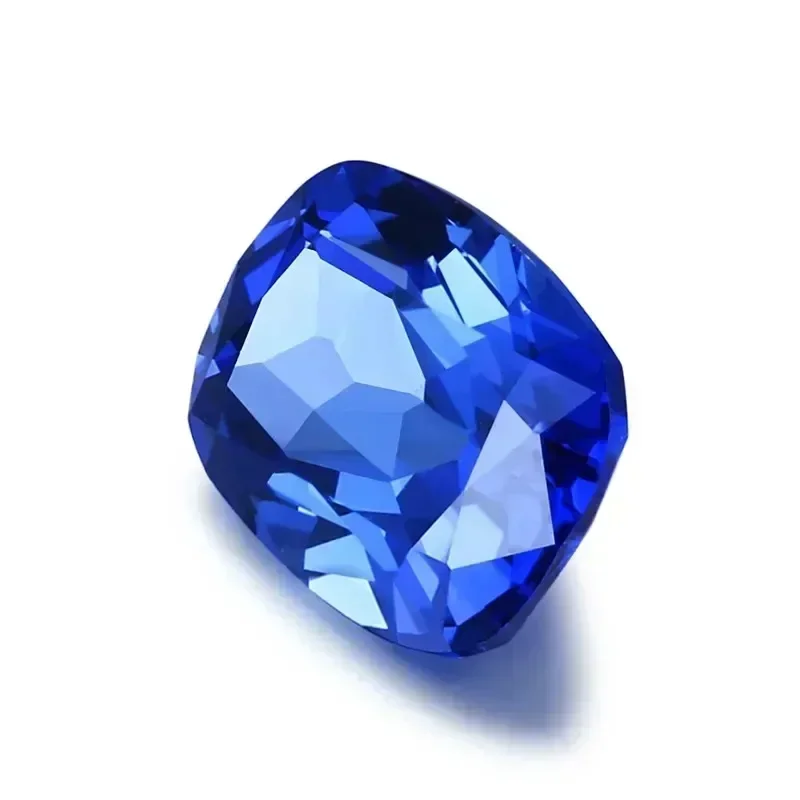 

Rectangular Cushion Royal Blue Lab Grown Sapphire VVS1 Gemstone for Diy Jewelry Making Selectable AGL Certificate