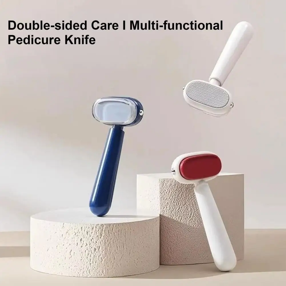 Foot Grinder Dual Sided Callus Remover with Ergonomic Non-Slip Handle Quickly Remove Dead Skin Hard Calluses on Feet Care