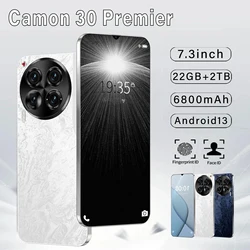 Camon 30 프리미어 스마트폰 글로벌 버전, 퀄컴 888, 10 코어, 22G, 2TB, 6800mAh, 50 + 108MP, 4G, 5G 휴대폰, 안드로이드 휴대폰