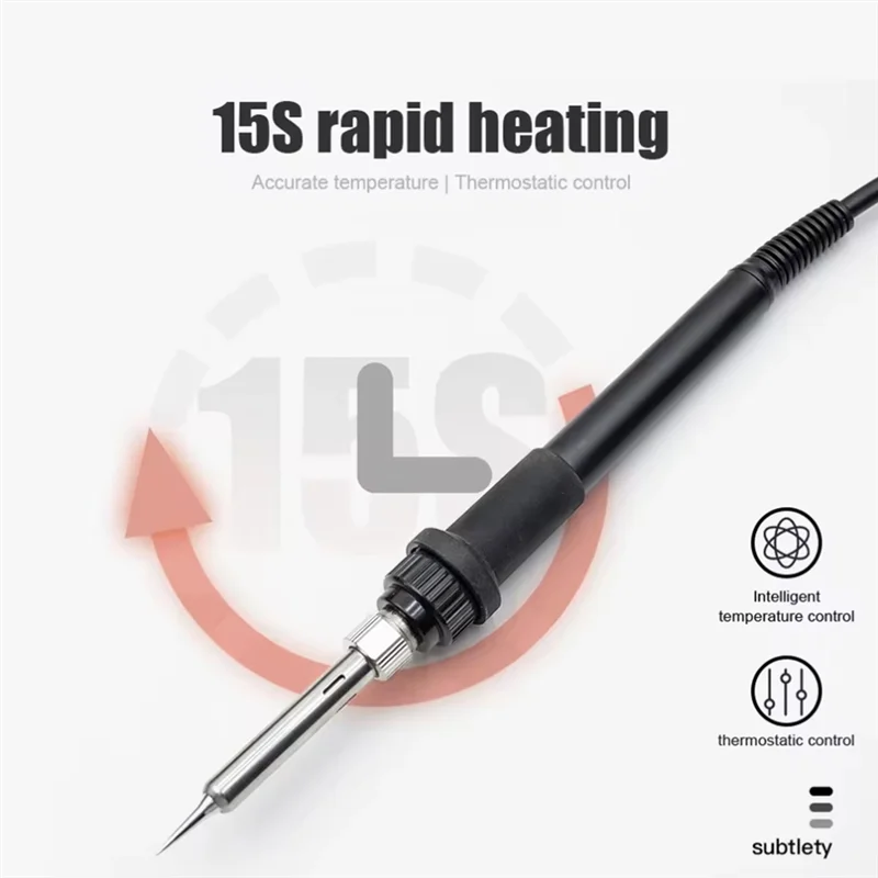 A96I-8586D محطة لحام LCD المزدوج شاشة ديجيتال لحام كهربائي 2 In1 750 واط محطة إعادة العمل لحام بالهواء الساخن الاتحاد الأوروبي التوصيل #3