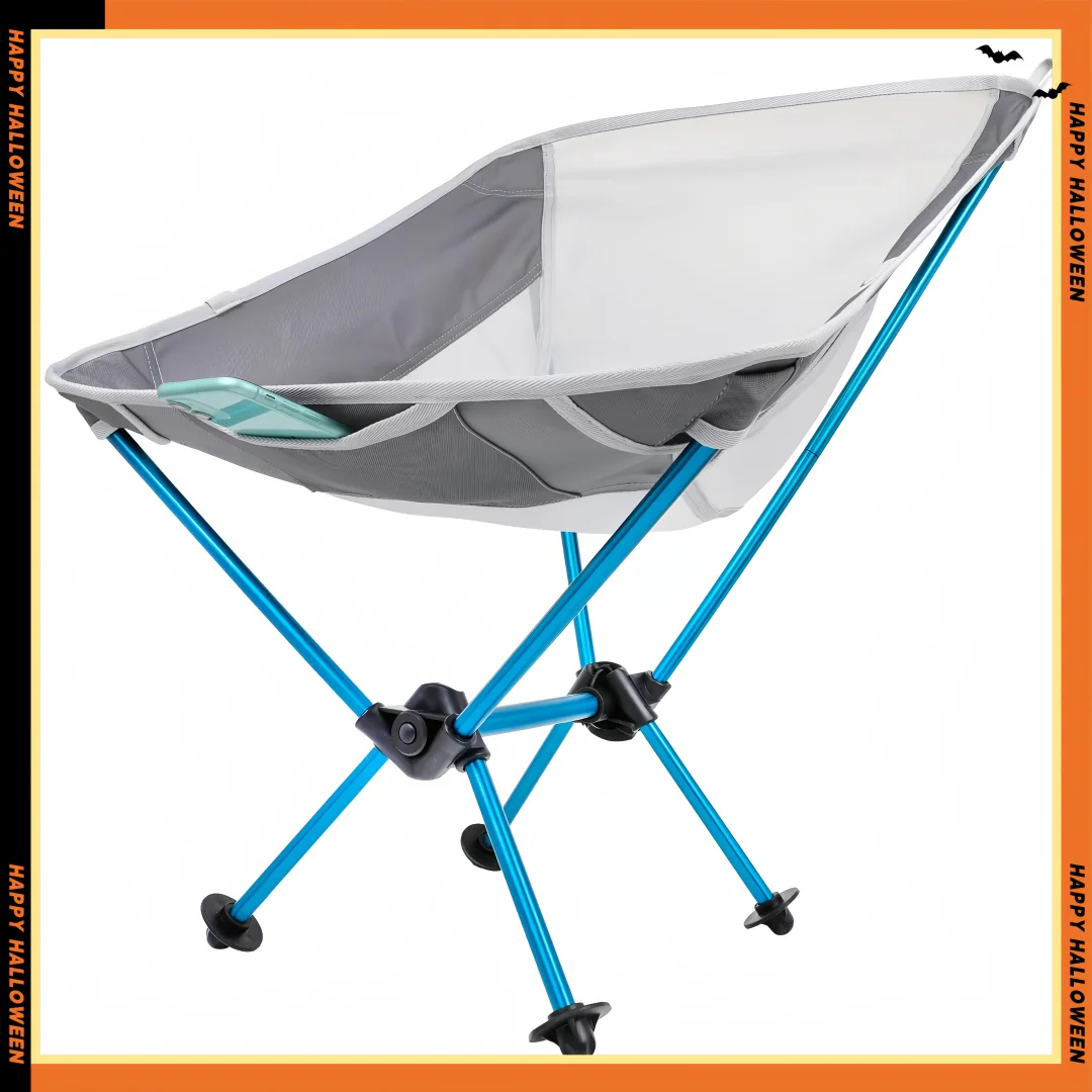 Sedia da campeggio pieghevole con borsa per il trasporto - Leggera per avventure all'aria aperta, mare turchese