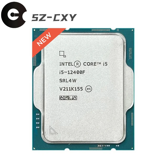 Intel Core i5-12400F i5 12400F 2.5 GHz 6-Core 12-Thread CPU Processor 10NM  L3=18M 65W LGA 1700 new - AliExpress