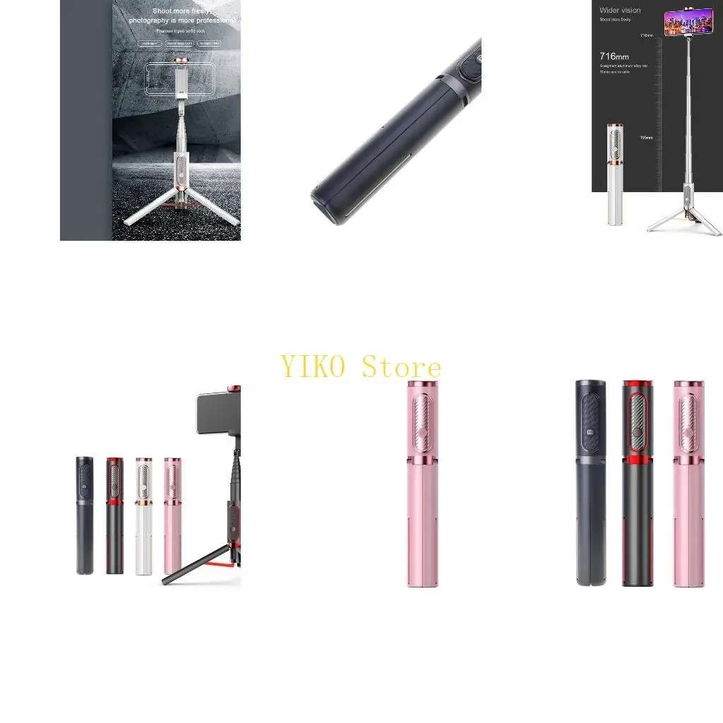 

Ручная селфи-палка для смартфона K32C со штативом, для видеоблогов, живого видео и фото