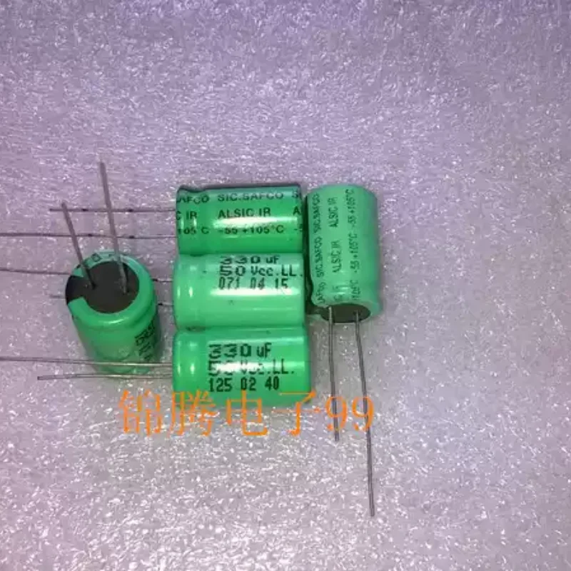 5-30pcs New French SIC-SAFCO 50V 330UF French Audio Hi-Fi Capacitor ALSIC LL Type