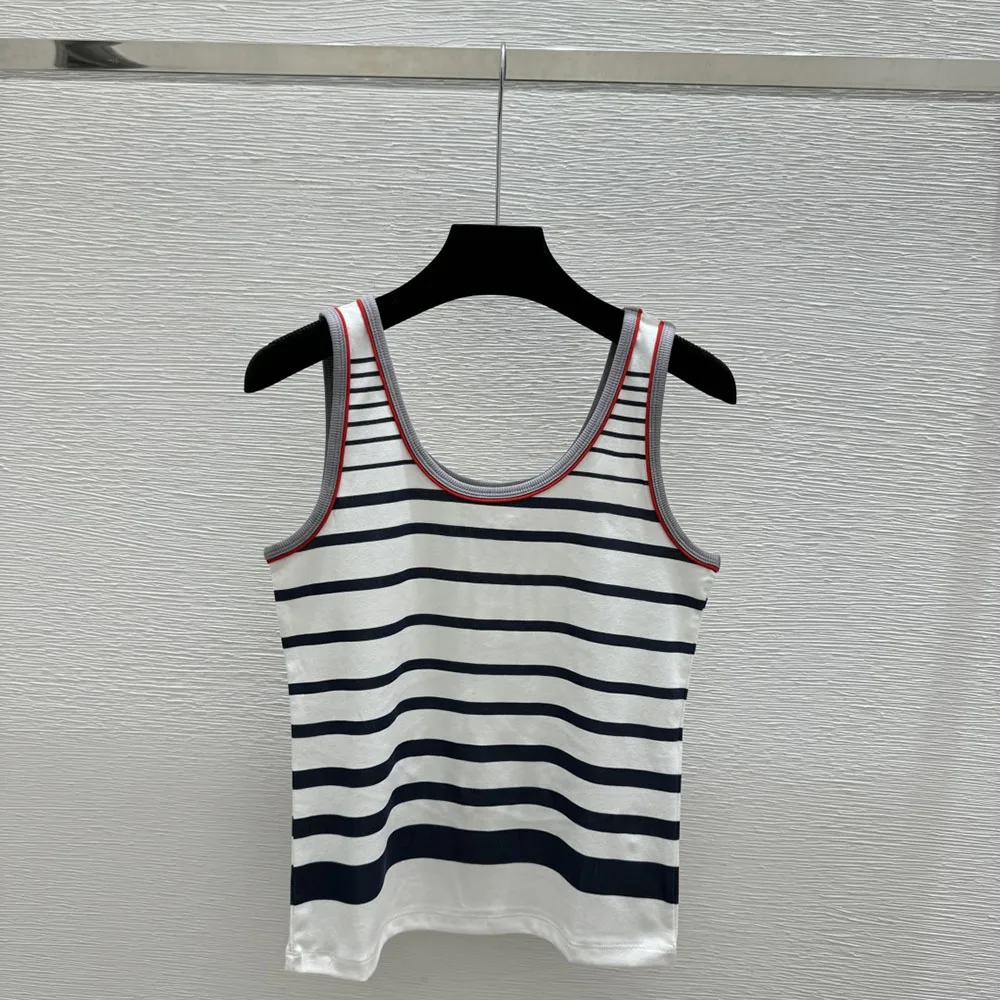 

High-quality 2026 new women's fashionable casual striped top, the top choice for summer vacation outfits xy26502208
