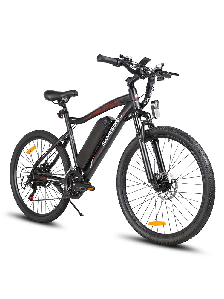 AliExpress NONE Electric Bike 500W Peak Power Brushless Motor 36V13AH Lithium Battery Mountain Bike Adult with Front Suspension 26" Tire Ebike