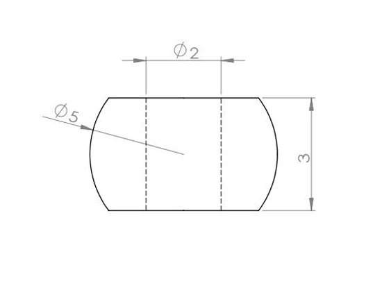 2mm Hole 5mm Spherical Toy Electrical Fan Motor Bronze Bush Iron Coated Copper Self-lubricating Slide Ball Bearing Bushing