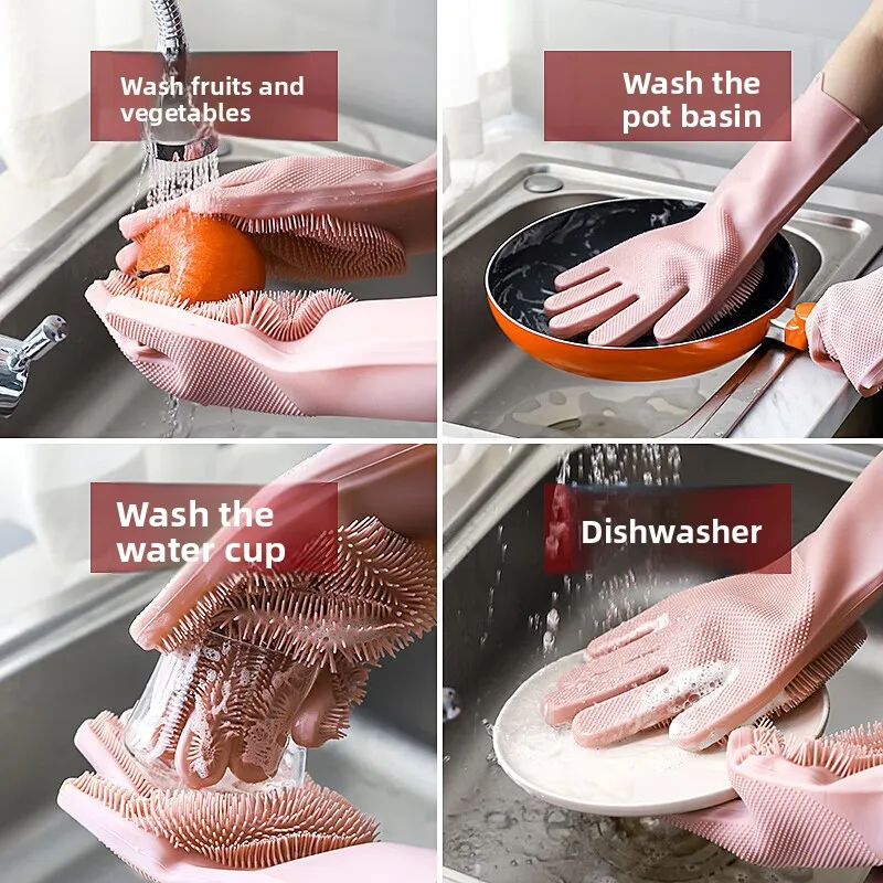 Sarung Tangan Cuci Piring Sili - Dish Glove Rubber ulasan dan harga