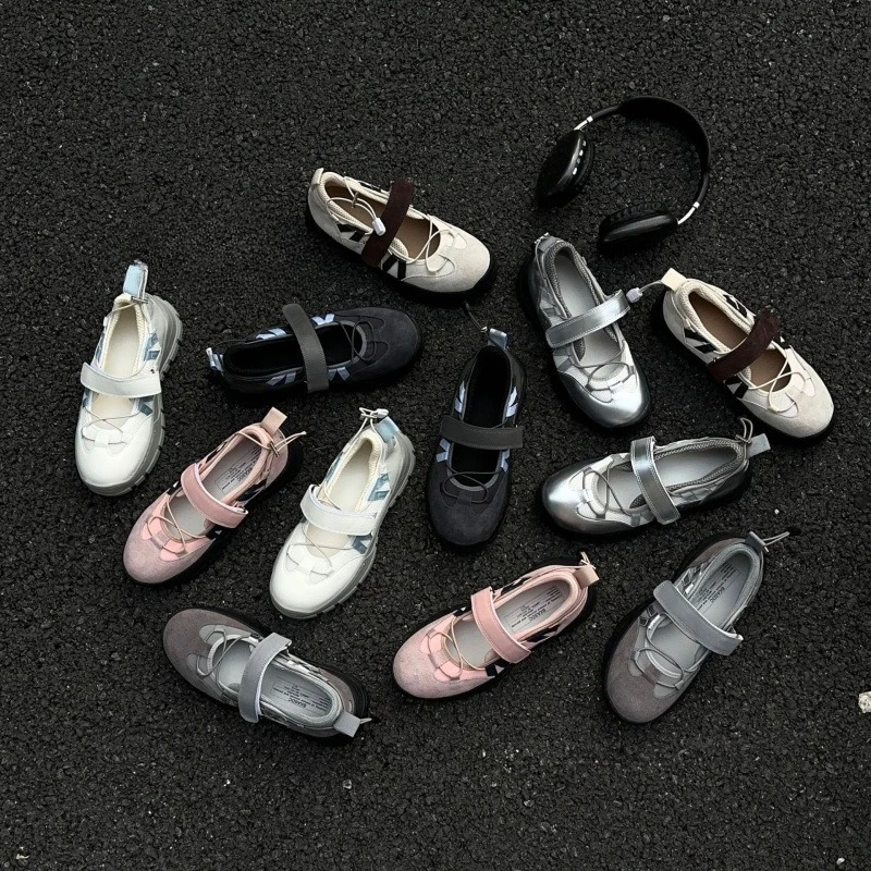 

Women's Mary Jane Shoes Exquisite Shallow Chunky Sneakers for Woman New Korean Version Casual Shoes Designer Shoes Zapatos Mujer