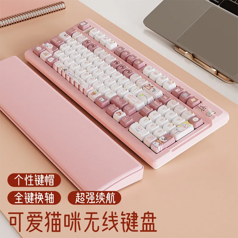 Mechanical, keyboard, wireless Bluetooth, three-mode guest, institutionalized game, e-sports office