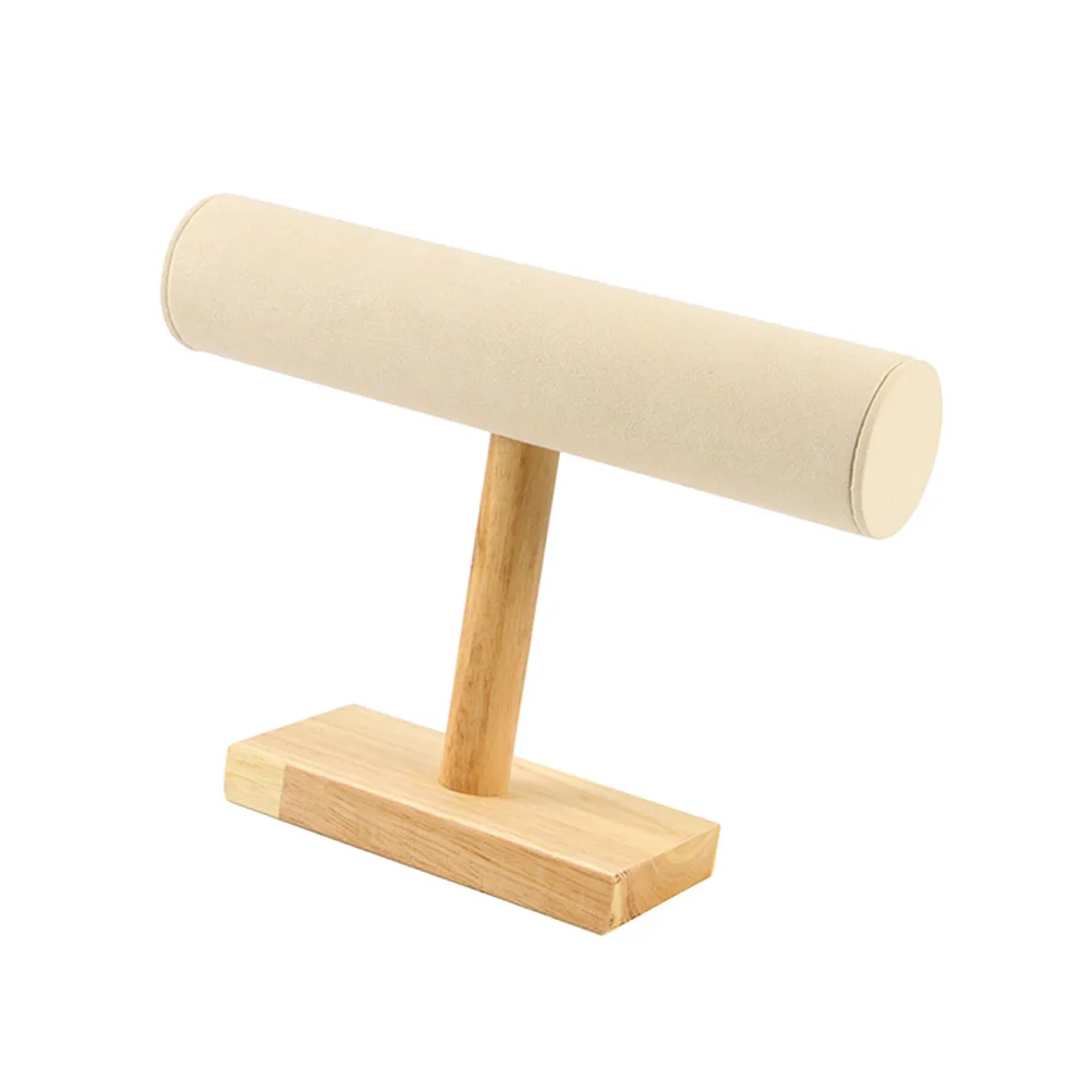 

Solid Wood Display Stand Jewelry Storage Rack Watch Holder Bracelet Tube The Flowers