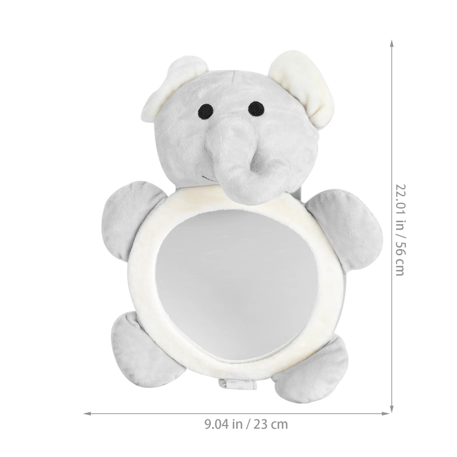 مرآة سيارة جميلة للأطفال مصنوعة من بلاستيك عالي الجودة لمراقبة القيادة الآمنة وفي السيارة