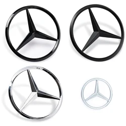 9CM ABS Car Rear Decal Trunk Emblem Sticker for Mercedes Benz S320 W164 W203 W204 W168 C180 E320 A200 CLA CLK CLS ML