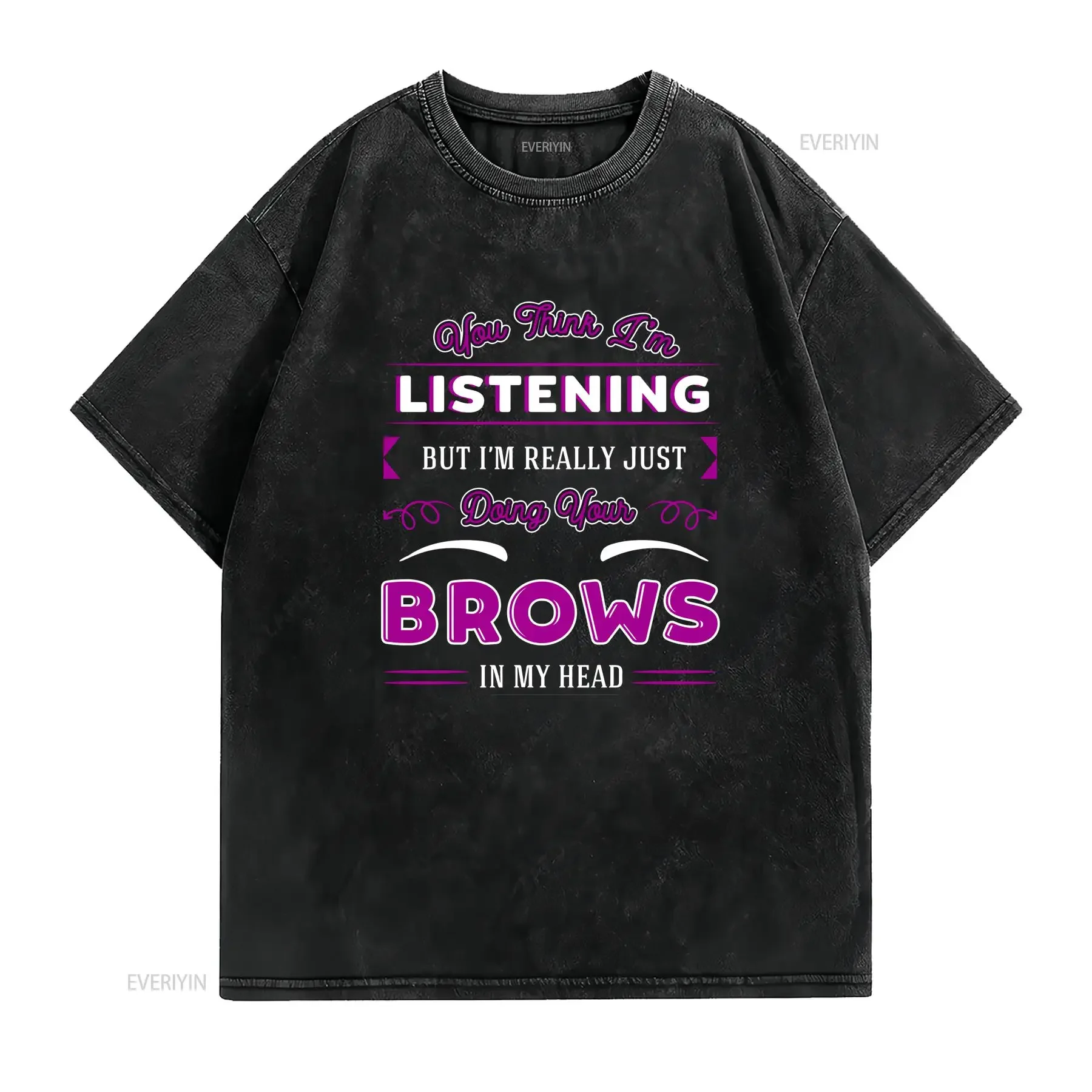 But I'm Really Just Doing Your Brows T Shirt Estheticians Skin Care Professional Cosmetologists Beautician Eyebrows  vintage