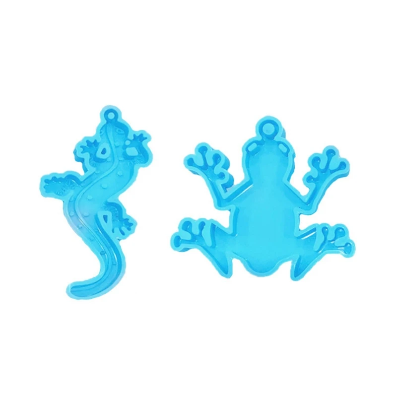 3D for Frog Silicone Molds DIY Handmade Soap Molds Small for Key Ring Pendant Mould Tool Easy to Cle