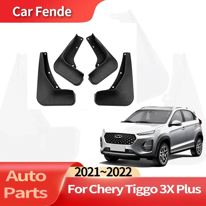 

Auto Accessories For Chery Tiggo 3X Plus 2021 2022 Lining Fender Anti-sand Splash Mud Guard Skin Punch-free Installation Tools