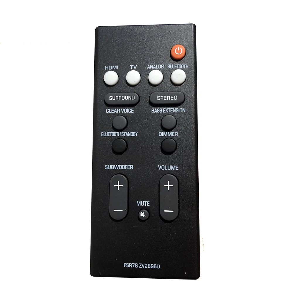 

New Remote Control FSR78 ZV28960 FOR Yamaha YAS-106 YAS-207 ATS-1060 YAS-107 ATS-1070 High fidelity bluetooth soundbar system