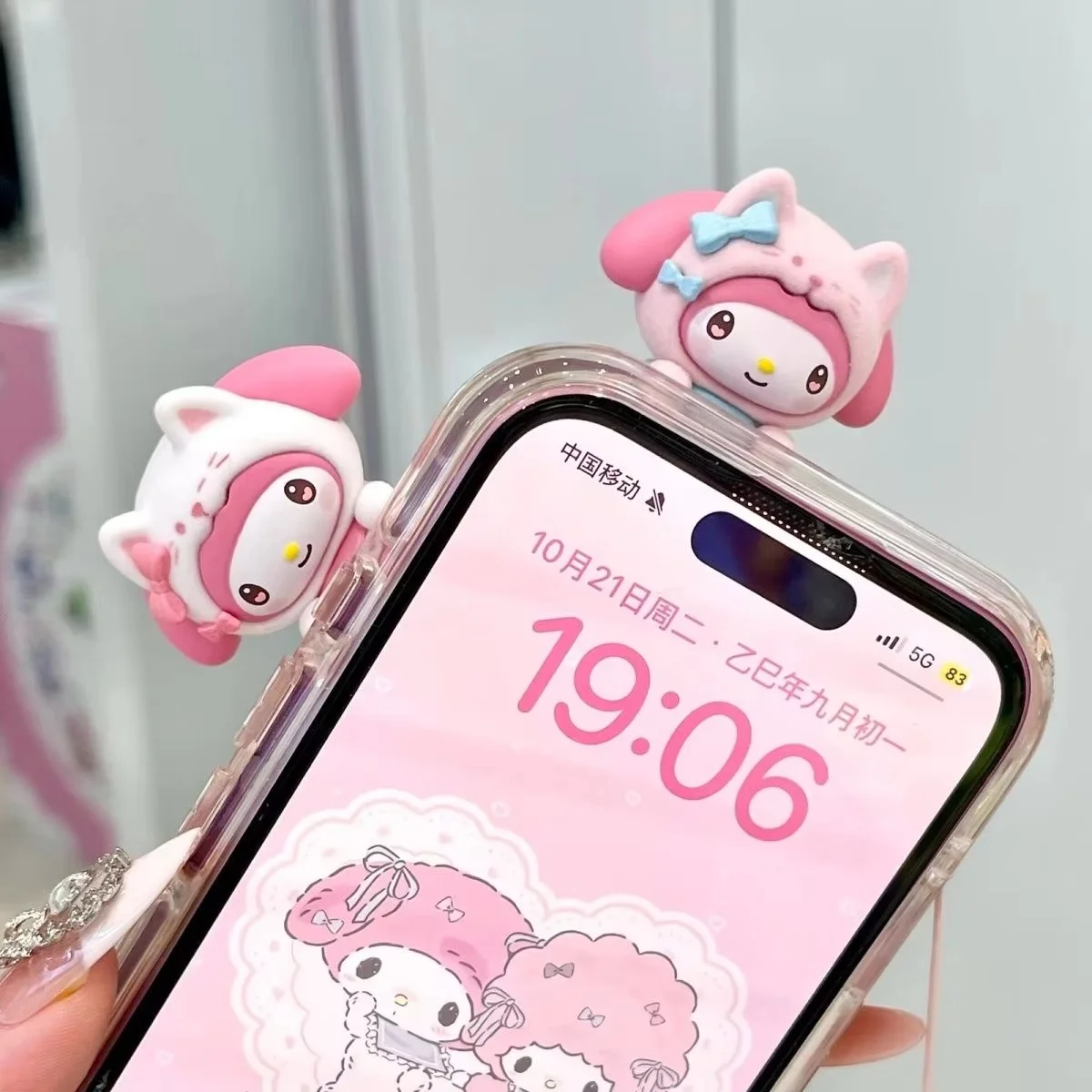 حقيقي سانريو جارديان مواء مجموعة هيبر سلسلة صندوق أعمى مرحبا كيتي لطيف مجموعة صغيرة سطح المكتب زخرفة موضة الاتجاه هدية #4