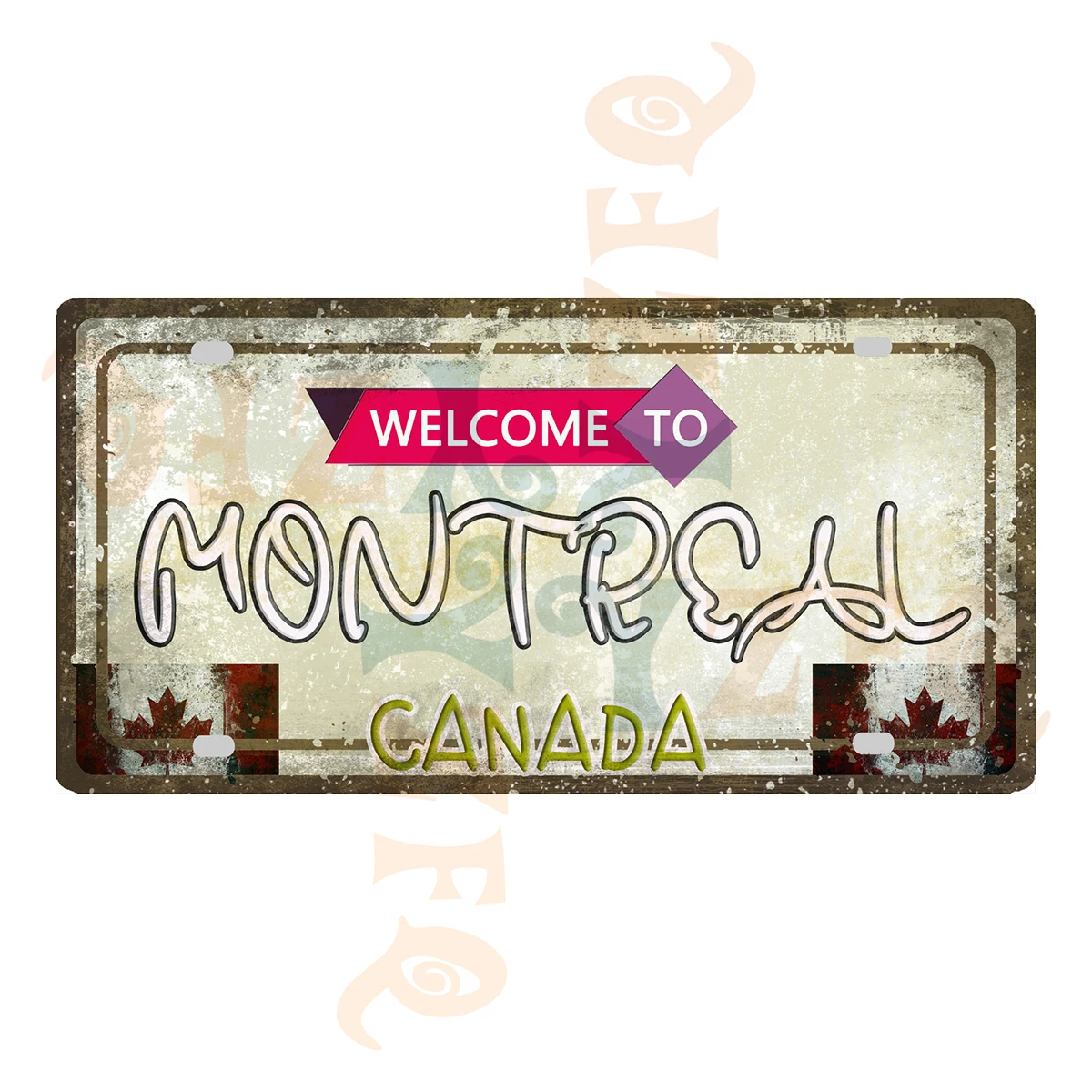 Toronto Vienna Oslo City Vintage Poster Metal Sign Tin Plate Travel Souvenirs Wall Bar Home Shop Decor Gift 30X15CM KL-0025B