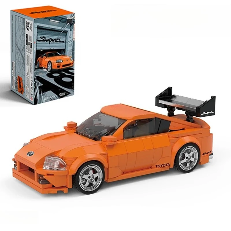 Ville vitesse voiture Champion Supercar technique dérive course JDM sport véhicule Kit de construction avec boîte d'affichage jouets cadeau pour enfant adulte