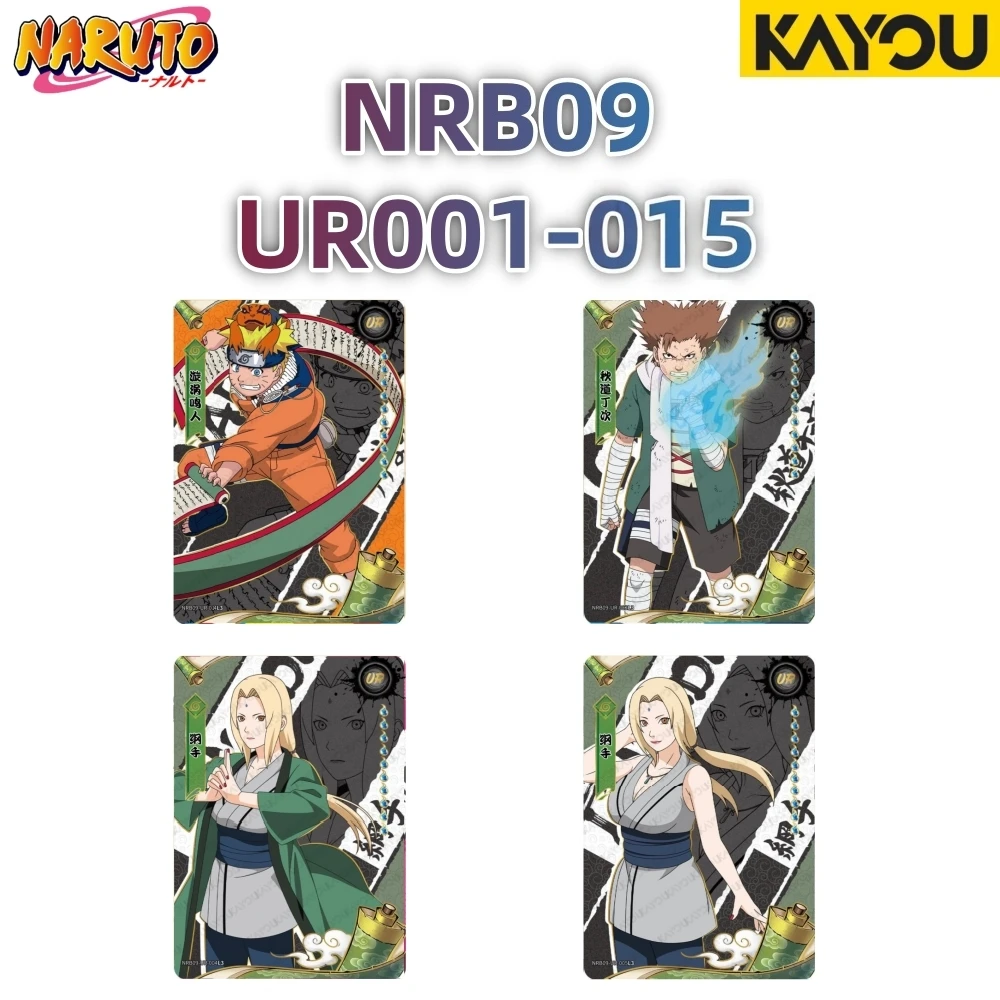 Kayou Naruto Card T4W8 T2W9 Complete Set BP\CR\ASP\UR\MR\SSR\SR\R