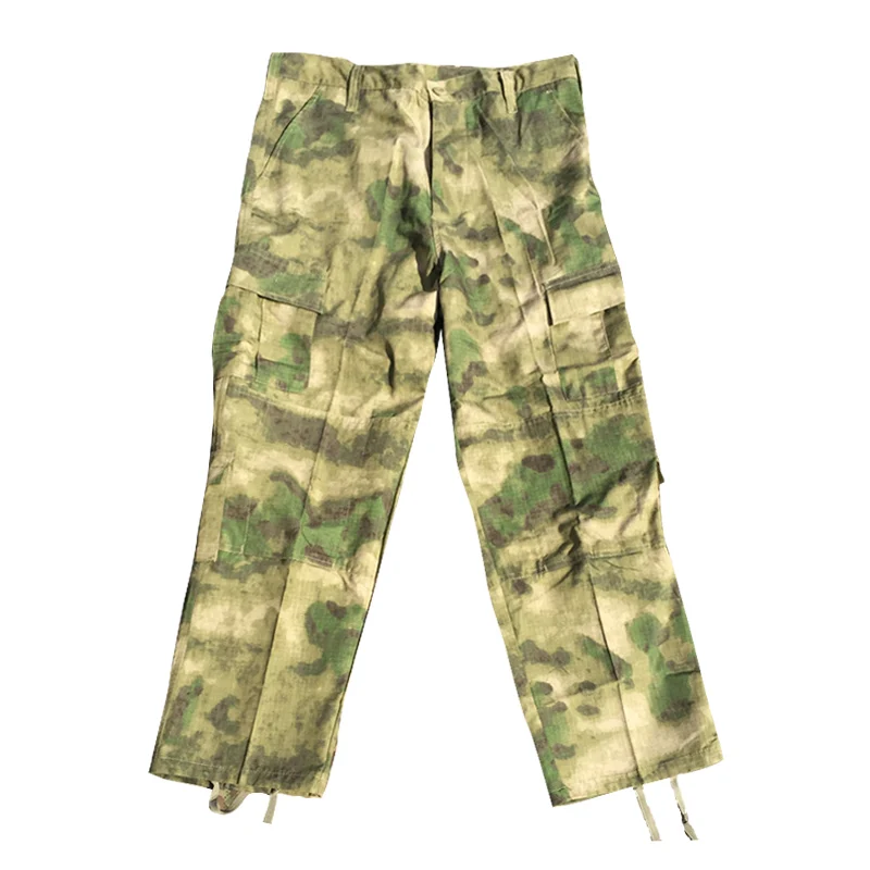 Outdoor Combat Pants, Green Ruins, A-TACS, FG Moss, Camouflage Training Library, ACU Version