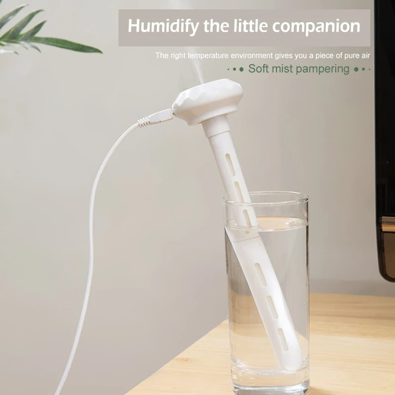 USB Portable Air Humidifier Car Home Room Office Desktop Small Nano Spray Water Replenisher Mineral Water Bottle Cup Humidifiers