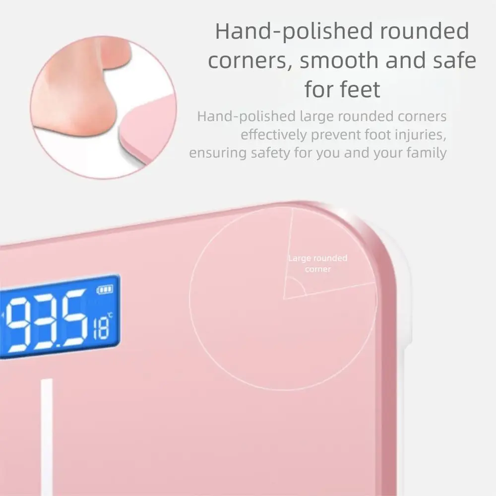 

LED Display Weight Loss Scale USB Charging KG/LB Switch Precision Electronic Scale Ultra-Wide Platform High-Precision