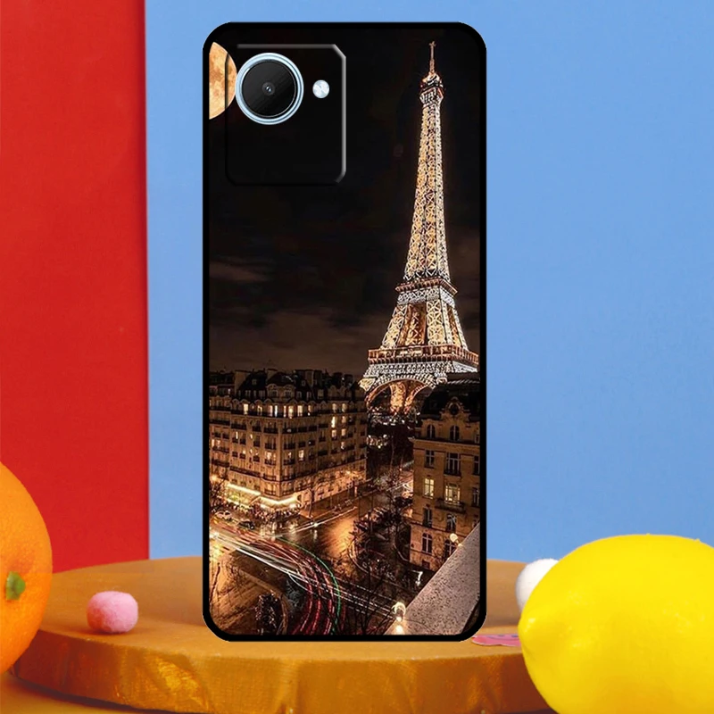 France Paris Eiffel Tower For Realme C51 C31 C67 C55 C53 C35 C33 C30 C21Y C25s 9 10 11 12 Pro Plus GT Neo 5 6 Case image 5