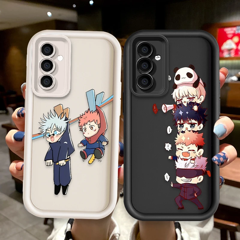 

Jujutsu Kaisen Satoru Gojo For Samsung Galaxy S24 S23 S22 S21 S20 Ultra Plus FE A52 A53 A54 A71 Eye Ladder Phone Case