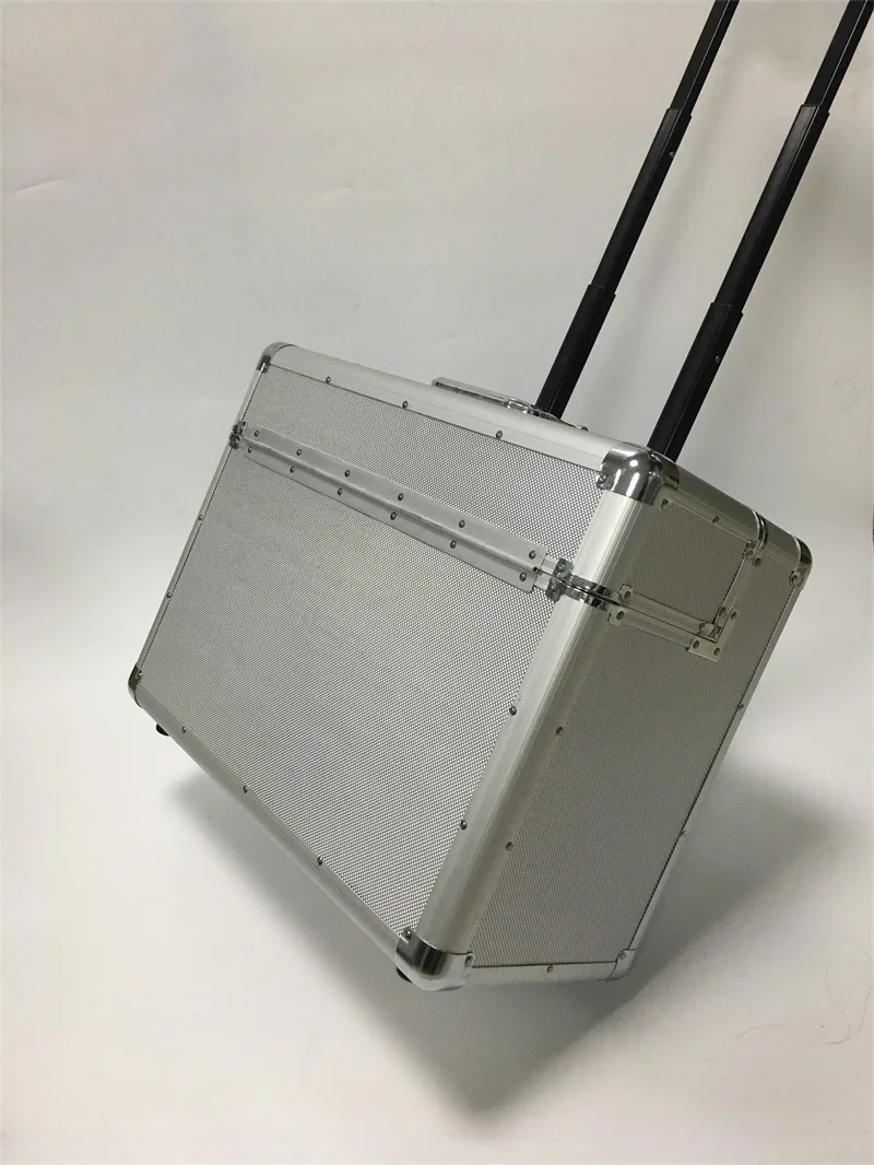 Customized Small Professional Portable High Quality Luggage Aircraft Tools Trolley Case Smart Luggage Aluminum Travel Luggage