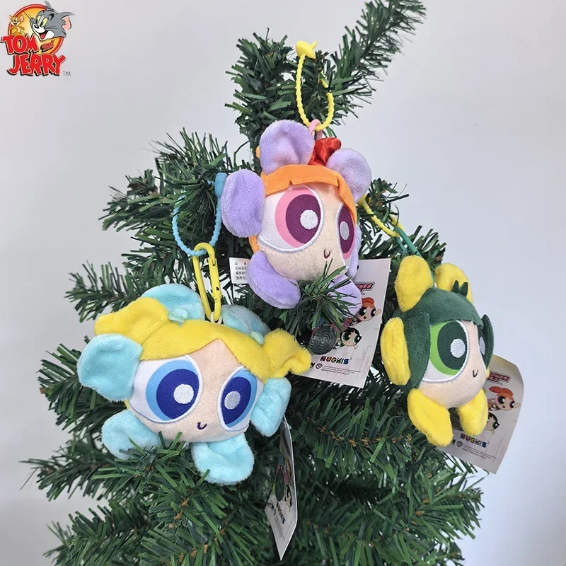 جديد عيد الميلاد قلادة الكرتون 12 سنتيمتر الأصلي زهرة تصميم Powerpuff الفتيات الديكور حلي معلقة لوازم الحفلات هدية #3