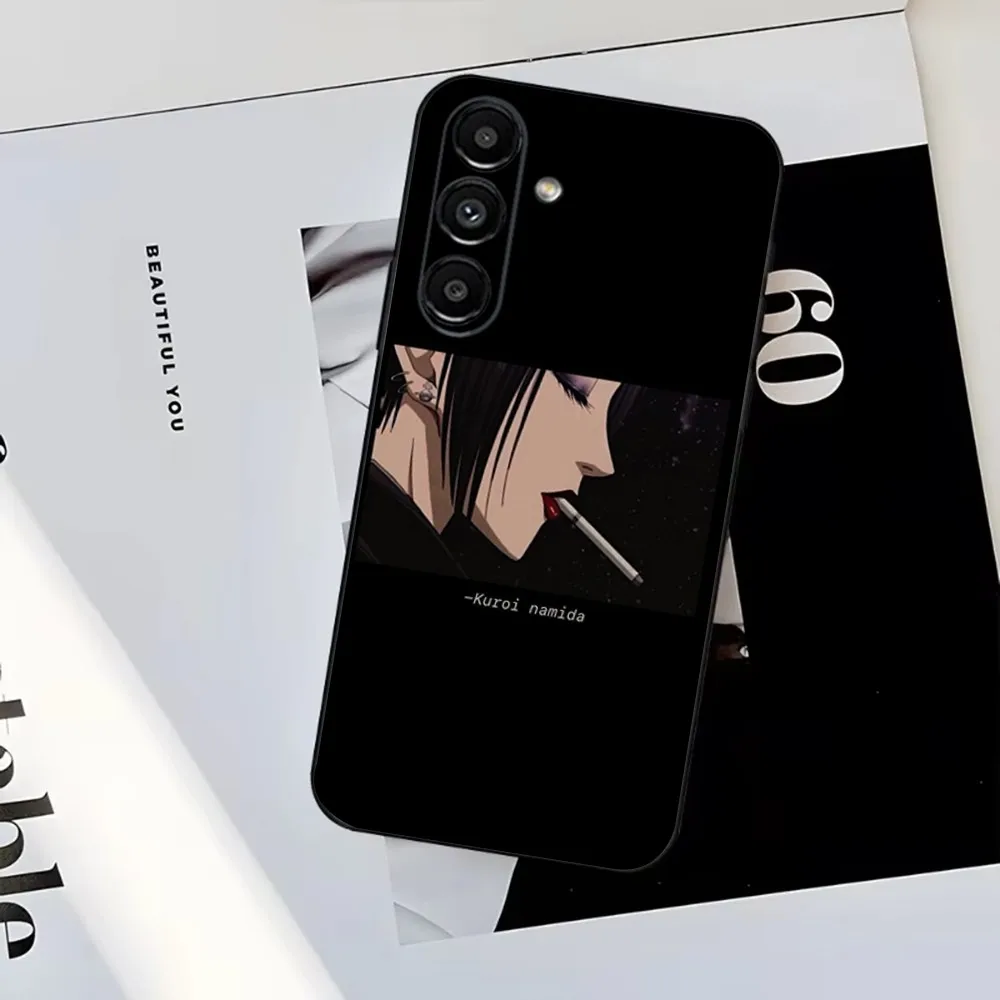 N-Nana Osaki Anime Phone Case For Samsung S25,S24,S23,S22,S21,S20,S10,Ultra,Plus,Lite,FE,Soft Silicone Black Cover