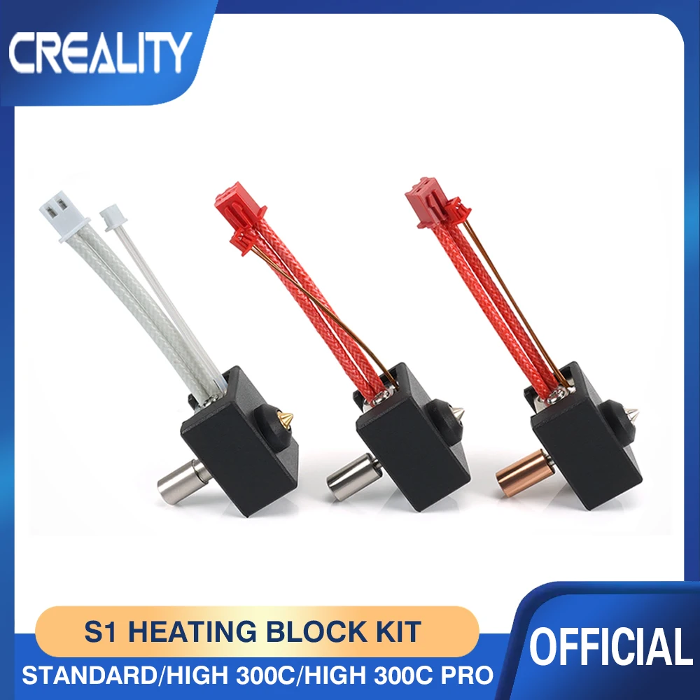 

﻿ Creality Official S1 High Heating Block Kit Sprite Extruder Hotend Kit for Ender-3 S1 Pro/ CR-10 Smart Pro/Sermoon V1 & V1 Pro