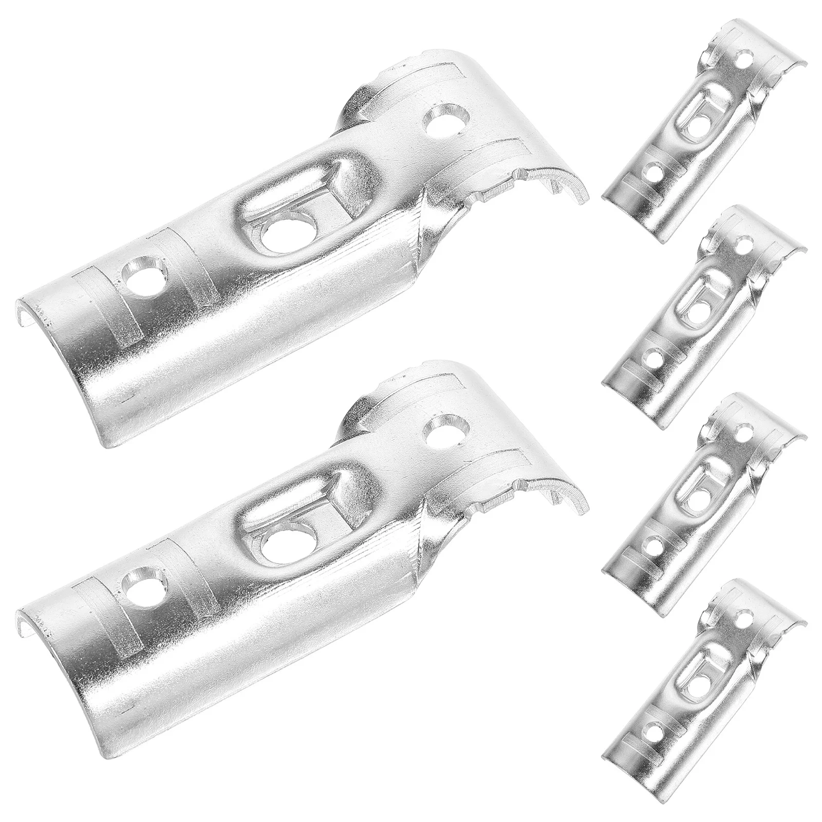 

6pcs Steel End Clamp Carbon Steel Fence End Rail T Clamps For Chain Link Fence Rail Clamps Pole Connector Tubing Connector