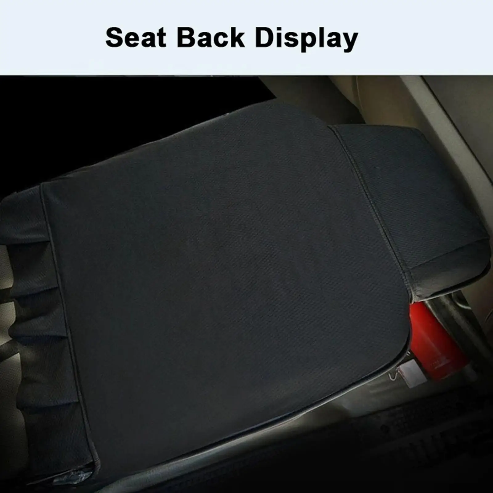 Heavy Duty PU Leather Excavator Seat Cover Waterproof Easy Maintenance for Loader Tractor Forklift Chair Accessories