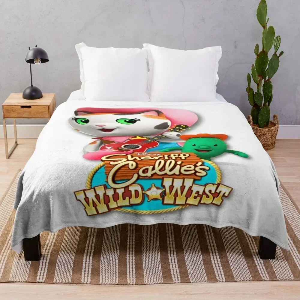 Sheriff Callie's Wild West gift for fans kids girl boys Throw Blanket for sofa christmas decoration Furrys Blankets