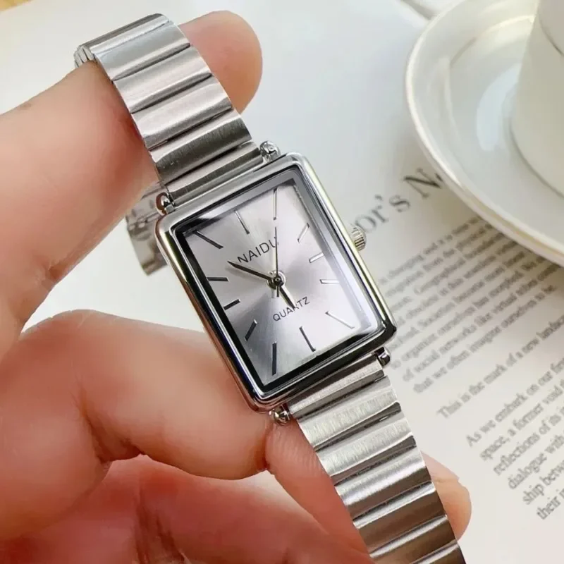 2024 New Women Watch Stainless Steel Belt Quartz Watch Luxury Ladies Quartz Wristwatch Dropshipping Relojes Para Mujer