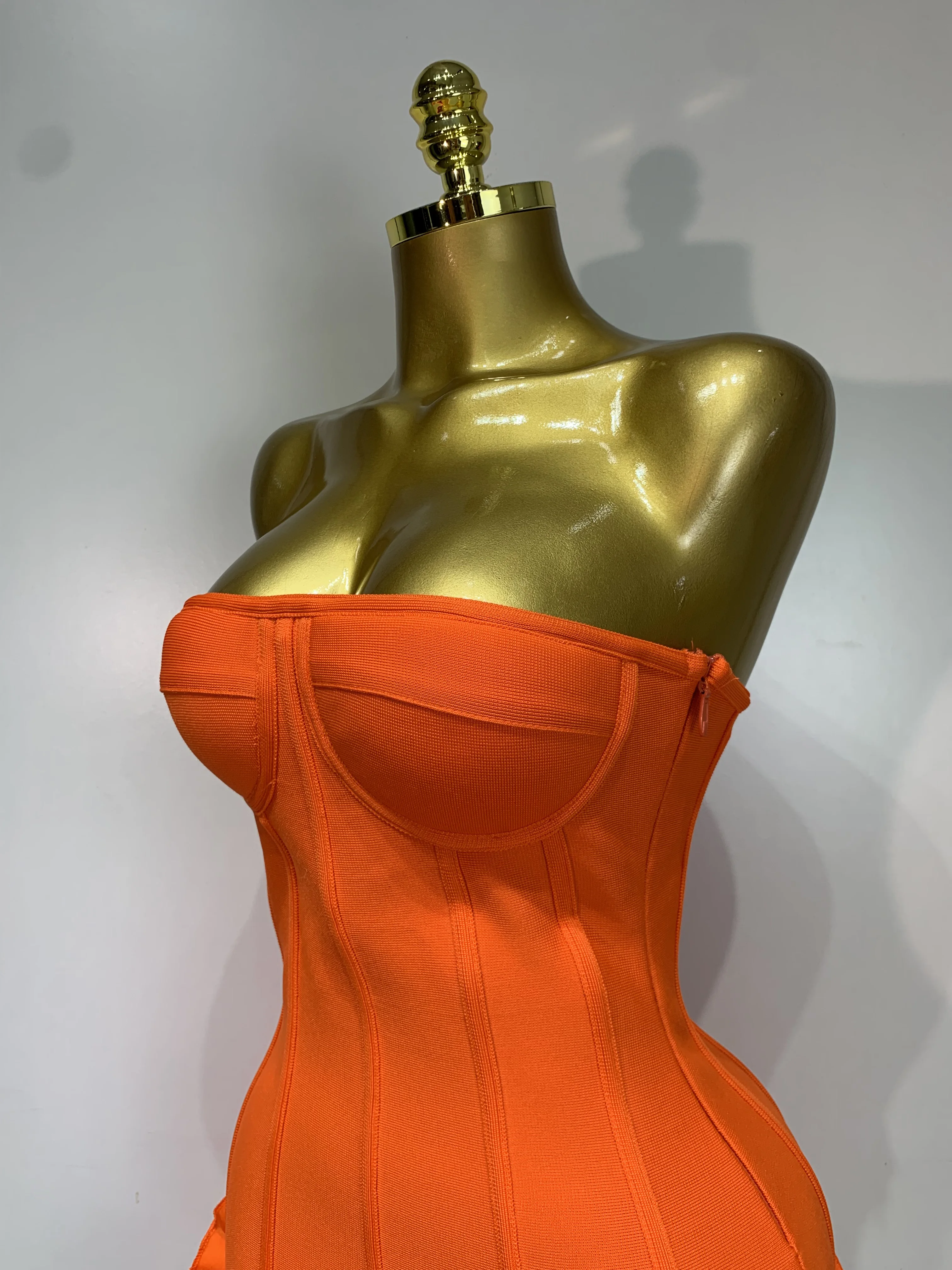 Women Sexy Strapless Backless Flower Embellished Mini Bandage Dress Bodycon Celebrity Party Cocktail Evening Party Club Dresses 218 S22a5e0c754ef4280851a4cd50ec9068eX
