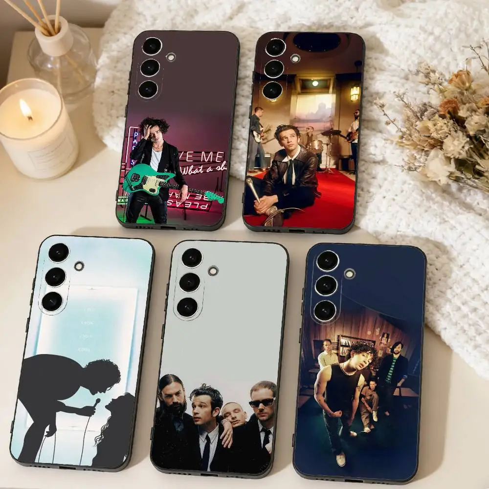 

The 1975 Retro Band Poster Phone Case For Samsung Galaxy A73,A72,A71,A70,A53,A52,A51,Soft Black Shell
