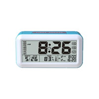 Alarm Clock Display Screen LED Digital Wake Up Clock Light Sensor Bedside Alarm Clock Snooze Function Alarm Clock