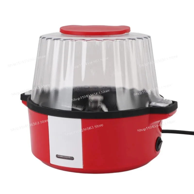 

Popcorn Maker Multifunctional Transparent Lid Full Automatic Small Electric Popcorn Machine for Home