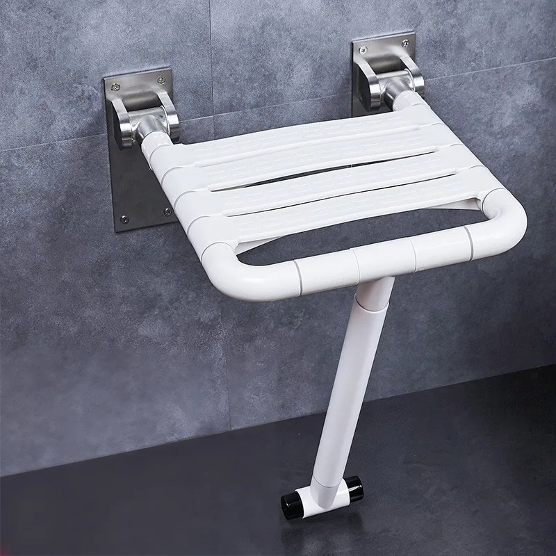 

Bathroom folding stool elderly bathing chair toilet non-slip the elderly shower seat safety armrest stool